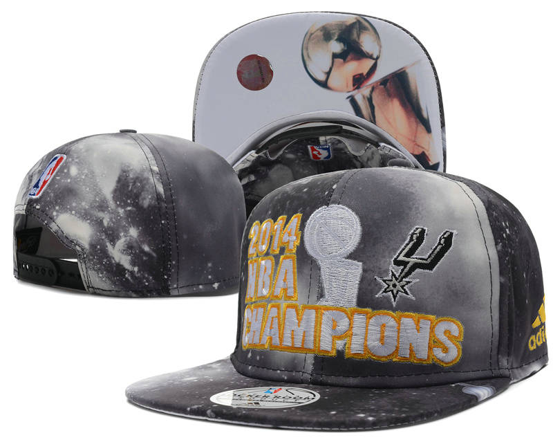 San Antonio Spurs 2014 NBA Finals Champions Snapback Hat SD 0701